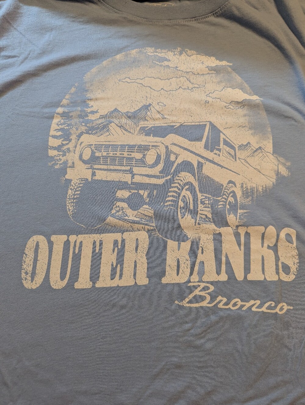 Ladies Ford Bronco Outer Banks T Shirt Size XXL